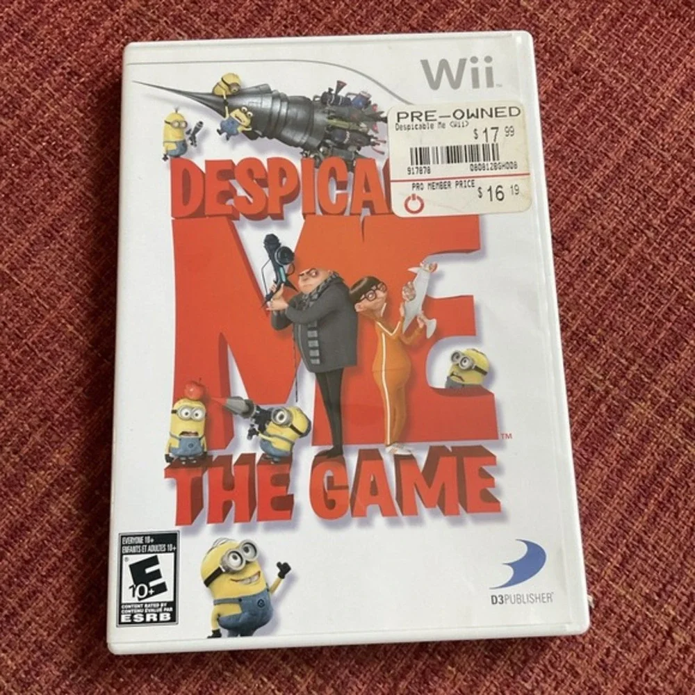 Despicable Me: The Game For Wii 2010 Complete tested
